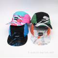 Cappello sportivo al 100% poliestere 5 pannelli